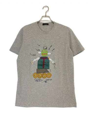 【中古・古着通販】PRADA (プラダ) ロボット装飾Tシャツ グレー ...