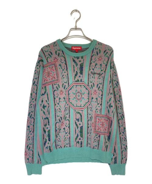 スピード対応 全国送料無料 supreme tapestry sweater oliveニット ad