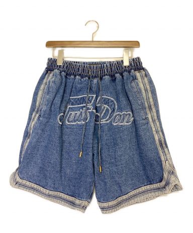 【中古・古着通販】JUST DON (ジャストドン) SOUND DENIM BASKETBALL SHORTS インディゴ サイズ:L｜ブランド・古着通販  トレファク公式【TREFAC FASHION】スマホサイト