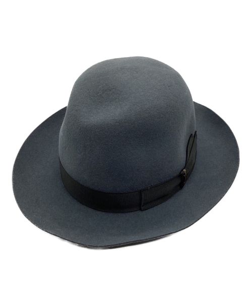 BORSALINO（ボルサリーノ）BORSALINO (ボルサリーノ) ハット グレー サイズ:58の古着・服飾アイテム