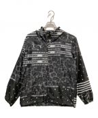 uniform experimentユニフォームエクスペリメント）の古着「MULTI PATTERN POLYESTER FULL ZIP BLOUSON」｜グレー