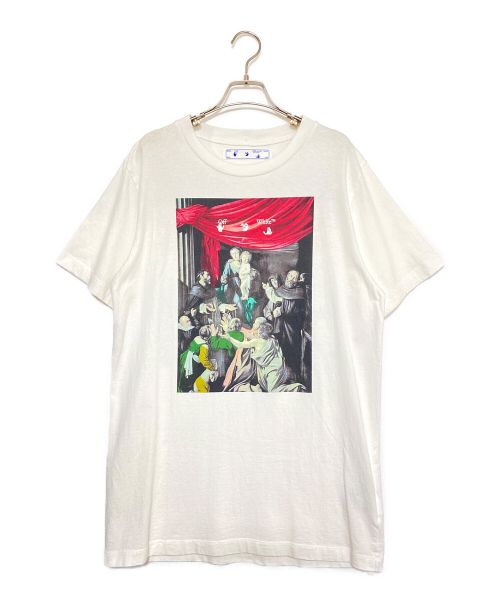 OFFWHITE（オフホワイト）OFFWHITE (オフホワイト) CARAVAGGIO PAINTING S/S ホワイト サイズ:Lの古着・服飾アイテム