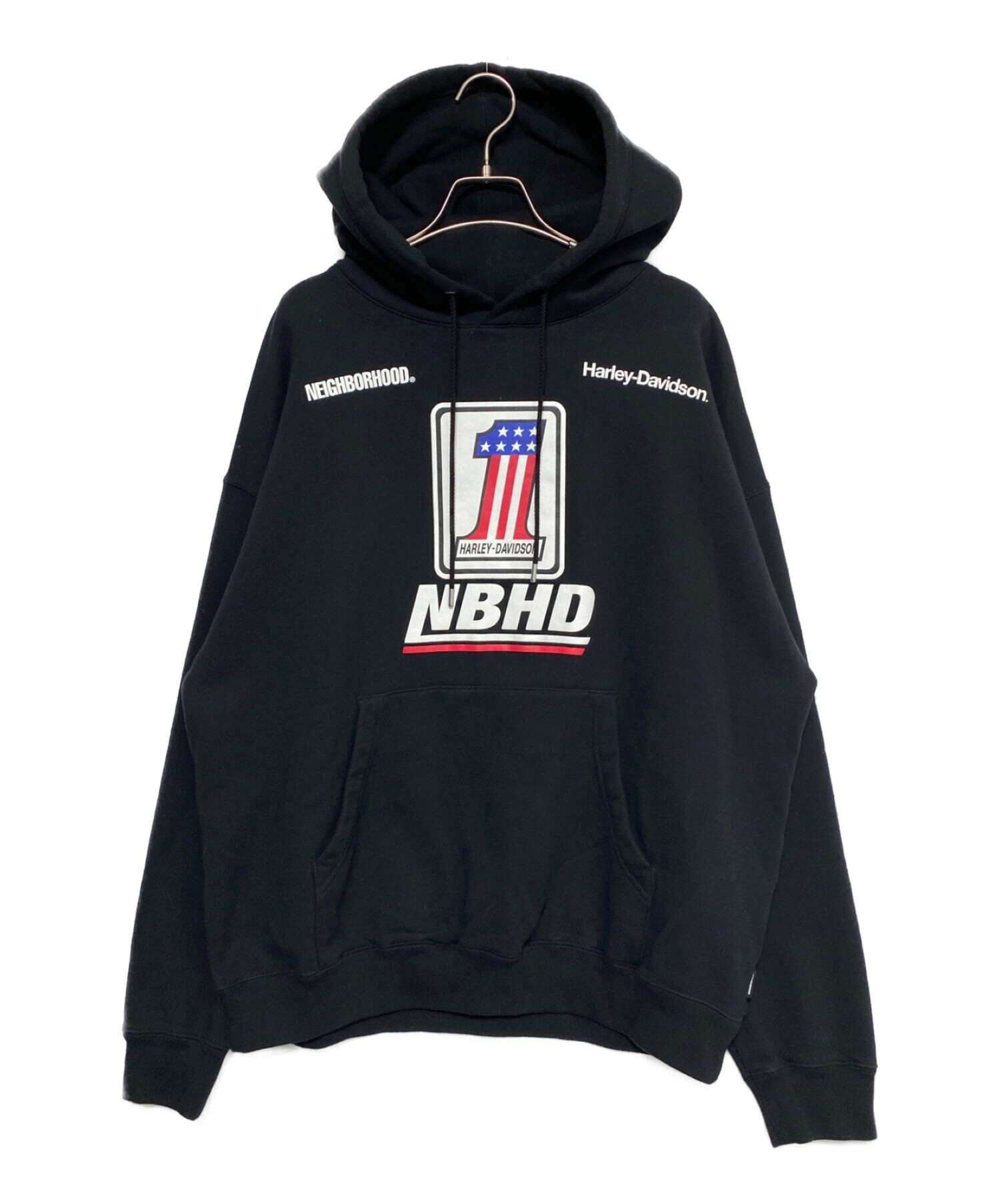 ネイバーフッド ハーレー H-D . HOODED LS . CO パーカー 黒 | www