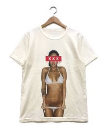 GOD SELECTION XXX（ゴッドセレクショントリプルエックス）の古着「ミーガンフォックス プリントTシャツ」｜ホワイト