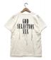 GOD SELECTION XXX (ゴッドセレクショントリプルエックス) ミーガンフォックス プリントTシャツ ホワイト サイズ:M：5000円