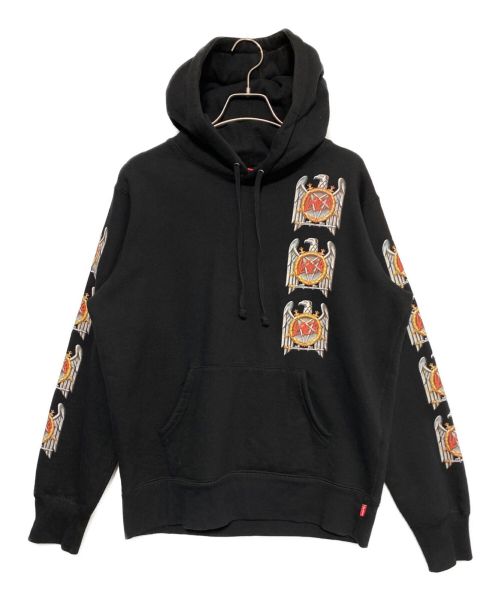 SUPREME（シュプリーム）SUPREME (シュプリーム) SLAYER (スレイヤー) Eagle Hooded Sweatshirt ブラック サイズ:Mの古着・服飾アイテム