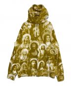 SUPREMEシュプリーム）の古着「Jesus and Mary Hooded Sweatshirt」｜イエロー