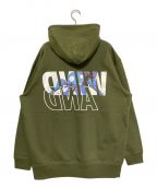 WIND AND SEAウィンダンシー）の古着「Ghost In The Shell Sac 2045 WDS Hoodie」｜カーキ