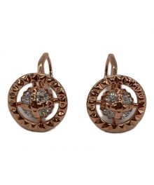 Vivienne Westwood（ヴィヴィアンウエストウッド）の古着「MAYFAIR SMALL ORB EARRINGS」｜ピンク