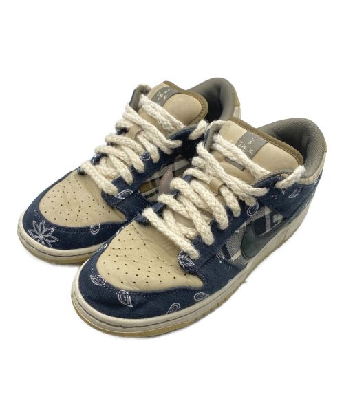 NIKE（ナイキ）NIKE (ナイキ) Travis Scott (トラビス・スコット) SB DUNK LOW PRM QS ベージュ サイズ:26cm (US 8)の古着・服飾アイテム