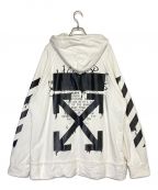 OFFWHITEオフホワイト）の古着「Dripping Arrows Incomp Hoodie」｜ホワイト