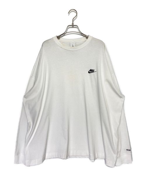 NIKE（ナイキ）NIKE (ナイキ) PEACEMINUSONE (ピースマイナスワン) NRG CF L/S Tee ホワイト サイズ:Mの古着・服飾アイテム