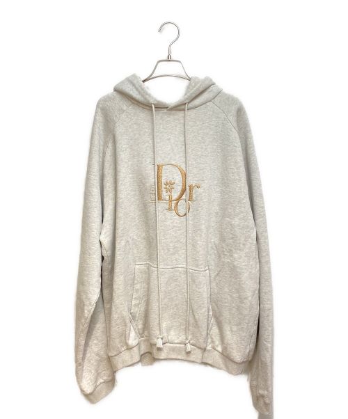 Dior（ディオール）Dior (ディオール) ERL (イーアールエル) Hooded Sweatshirt（フーディースウェットシャツ） グレー サイズ:XXLの古着・服飾アイテム