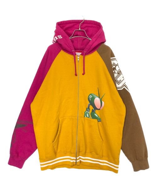 SUPREME（シュプリーム）SUPREME (シュプリーム) COMME des GARCONS JUNYA WATANABE MAN (コムデギャルソンジュンヤワタナベマン) Zip UP Hooded Sweatshirt マルチカラー サイズ:XLの古着・服飾アイテム