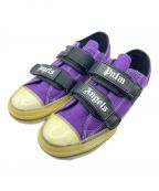 Palm Angelsパーム エンジェルス）の古着「Logo Print Velcro Sneakers」｜パープル