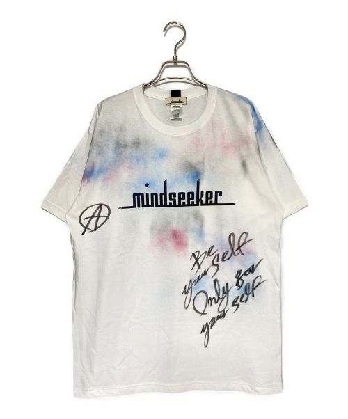 MINDSEEKER（マインドシーカー）MINDSEEKER (マインドシーカー) HAND GRAFFITI STENCIL TEE ホワイト サイズ:ONE SIZEの古着・服飾アイテム