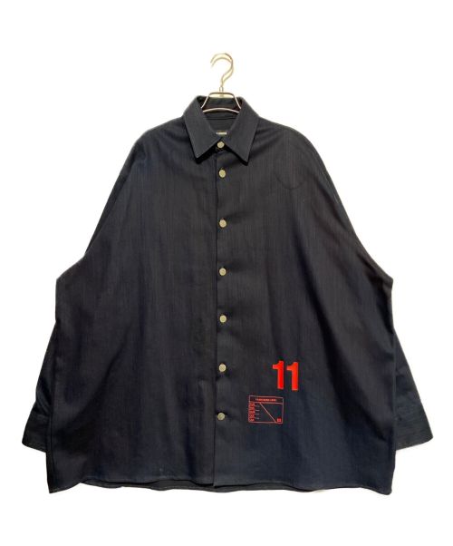 RAF SIMONS（ラフシモンズ）RAF SIMONS (ラフシモンズ) DENIM EASY FIT SHIRT ネイビー サイズ:Sの古着・服飾アイテム