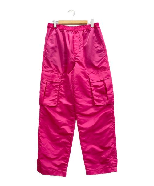 Acne studios（アクネ ストゥディオス）Acne studios (アクネ ストゥディオス) カーゴナイロントラウザーズ（Cargo nylon trousers） ピンク サイズ:Lの古着・服飾アイテム