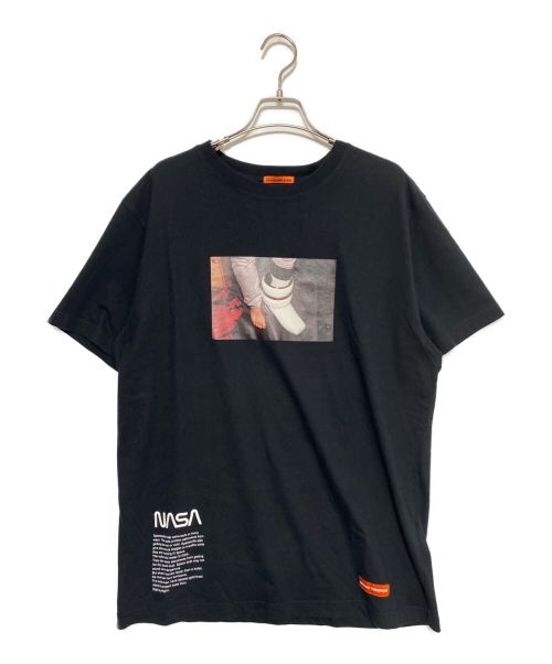 HERON PRESTON（ヘロンプレストン）HERON PRESTON (ヘロンプレストン) NASA (ナサ) Tシャツ ブラック サイズ:Mの古着・服飾アイテム