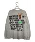 cactus jack (カクタスジャック) McDonald´s (マクドナルド) CPFM (カクタスプラント フリーマーケット) Script Crewneck Sweatshirt グレー サイズ:XL：12800円