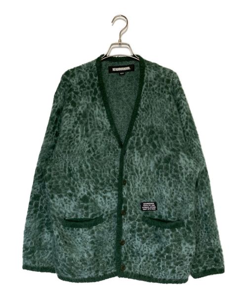 NEIGHBORHOOD（ネイバーフッド）NEIGHBORHOOD (ネイバーフッド) MOHAIR CARDIGAN グリーン サイズ:Mの古着・服飾アイテム