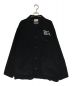 BAPE BLACK（ベイプ ブラック）の古着「LOGO CORDUROY WORK JACKET」｜ブラック