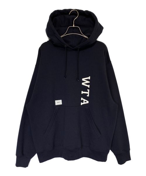 WTAPS（ダブルタップス）WTAPS (ダブルタップス) DESIGN 01 / HOODY / COTTON. COLLEGE ネイビー サイズ:2の古着・服飾アイテム