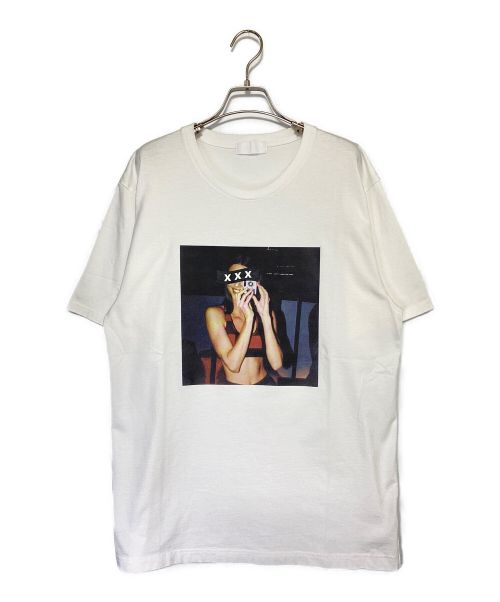 GOD SELECTION XXX（ゴッドセレクショントリプルエックス）GOD SELECTION XXX (ゴッドセレクショントリプルエックス) Kendall Jenner TEE ホワイト サイズ:Lの古着・服飾アイテム