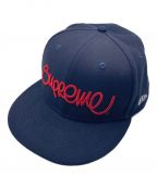 SUPREMEシュプリーム）の古着「Handstyle New Era cap」｜ネイビー