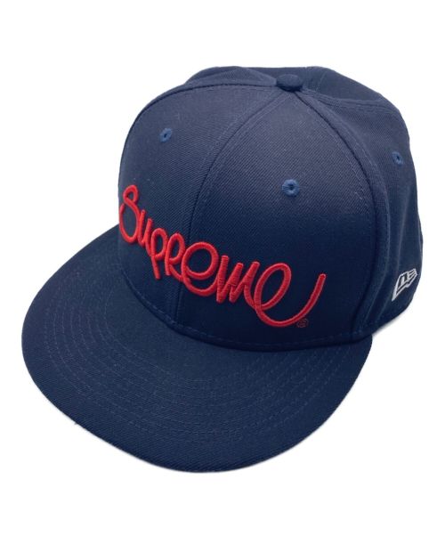 SUPREME（シュプリーム）SUPREME (シュプリーム) Handstyle New Era cap ネイビー サイズ:7 5/8の古着・服飾アイテム