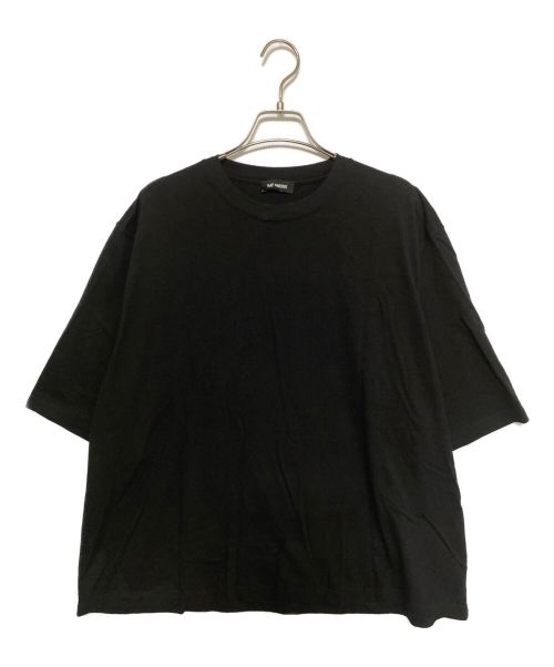 RAF SIMONS（ラフシモンズ）RAF SIMONS (ラフシモンズ) CROPPED T-SHIRT WITH CUT OUTS  ブラック サイズ:Sの古着・服飾アイテム