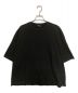 RAF SIMONS（ラフシモンズ）の古着「CROPPED T-SHIRT WITH CUT OUTS 」｜ブラック