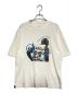 JORDAN（ジョーダン）の古着「Jordan Portrait Logo Printing Round Neck Short Sleeve」｜ホワイト