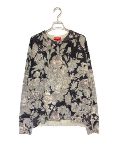 Supreme Printed Floral Angora Sweater-nielitexams.com