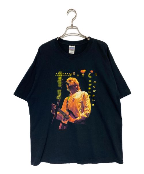 Kurt Cobain（カートコバーン）Kurt Cobain (カートコバーン) Kurt Cobain Tシャツ ネイビー サイズ:XLの古着・服飾アイテム