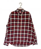 Rags McGREGORラグス マクレガー）の古着「OMBRE CHECK SHIRT」｜レッド
