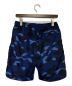 A BATHING APE (アベイシングエイプ) ABC COLOR CAMO SHARK BEACH SHORTS ネイビー サイズ:SIZE M：17800円