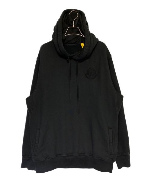 MONCLER GENIUS（モンクレール ジーニアス）MONCLER GENIUS (モンクレール ジーニアス) HOODIE GARMENT DYE ブラック サイズ:Mの古着・服飾アイテム