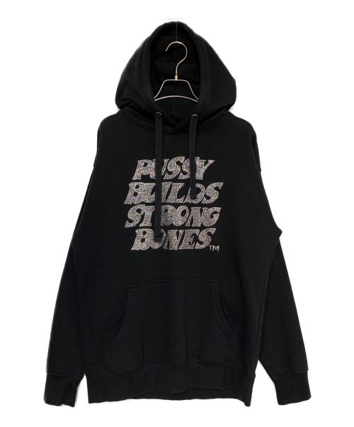 LA ROPA（ラ・ロパ）LA ROPA (ラ・ロパ) PBSB OG Rhinestone Hoodie ブラック サイズ:Lの古着・服飾アイテム