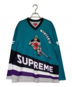 SUPREMEシュプリーム）の古着「Crossover Hockey Jersey」｜ブルー