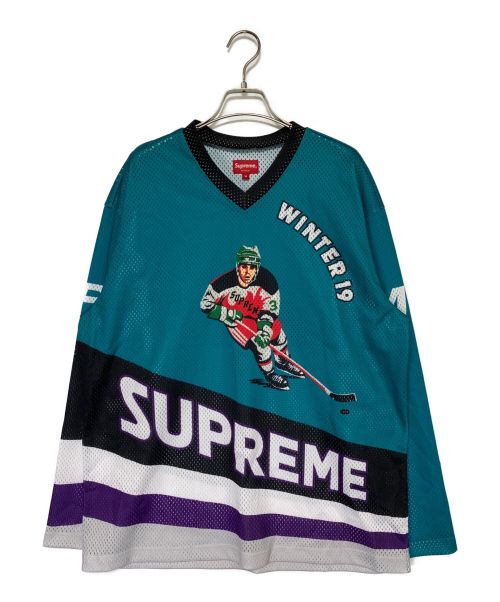 SUPREME（シュプリーム）SUPREME (シュプリーム) Crossover Hockey Jersey ブルー サイズ:SIZE Mの古着・服飾アイテム