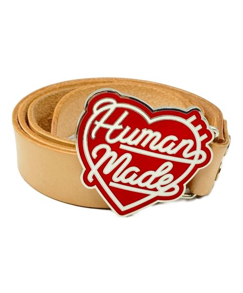 HUMAN MADE（ヒューマンメイド）HUMAN MADE (ヒューマンメイド)  HEART LEATHER BELT サイズ:-の古着・服飾アイテム