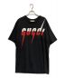 GUCCI（グッチ）の古着「ブレード ロゴ Tシャツ」｜ブラック