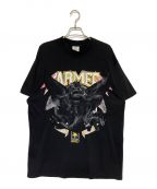 VETMEMESヴェトモン）の古着「ARMEE T-SHIRT」｜ブラック