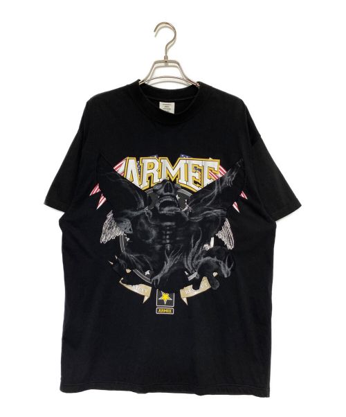 VETMEMES（ヴェトモン）VETMEMES (ヴェトモン) ARMEE T-SHIRT ブラック サイズ:SIZE XSの古着・服飾アイテム