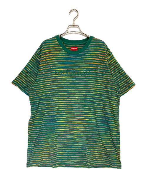 SUPREME（シュプリーム）SUPREME (シュプリーム) STATIC STRIPE TOP グリーン サイズ:SIZE XLの古着・服飾アイテム