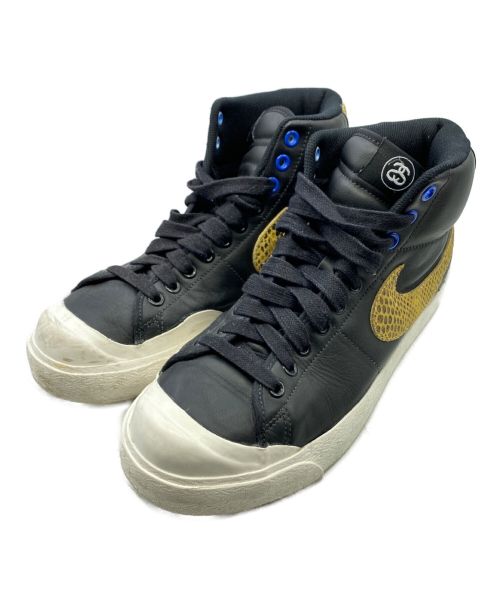 NIKE（ナイキ）NIKE (ナイキ) stussy (ステューシー) AIR ZOOM ALL COURT MID ブラック サイズ:27cm(US 9)の古着・服飾アイテム