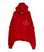 CHERRY LOS ANGELESチェリーロサンゼルス）の古着「ODD ONES OUT HOODIE」｜レッド