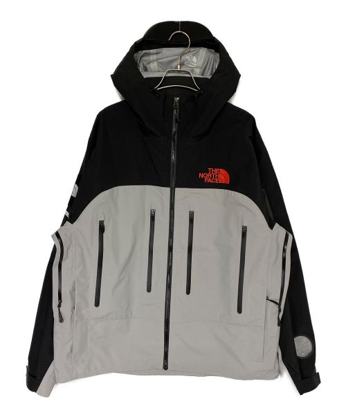 SUPREME（シュプリーム）SUPREME (シュプリーム) THE NORTH FACE (ザ ノース フェイス) Taped Seam Shell Jacket グレー×ブラック サイズ:Lの古着・服飾アイテム