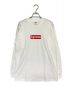 SUPREME（シュプリーム）の古着「BOX LOGO L/S TEE」｜ホワイト